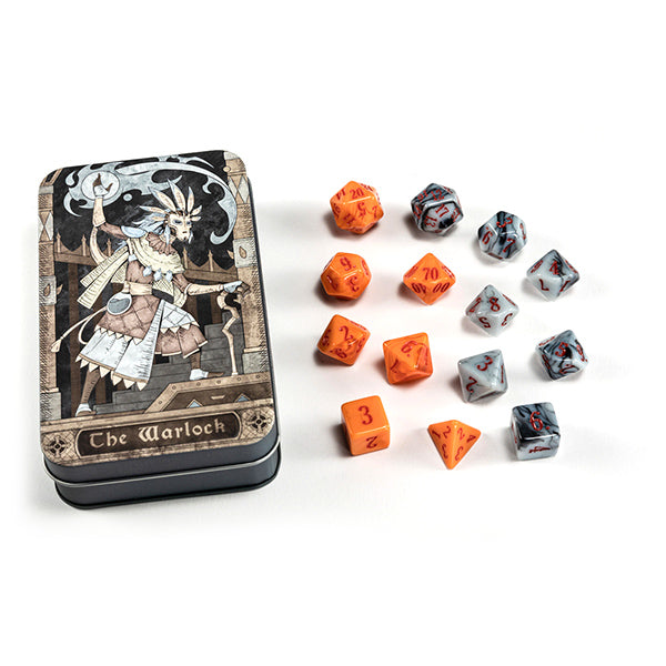 Dice: RPG Class Warlock Set Tin (14 Dice)