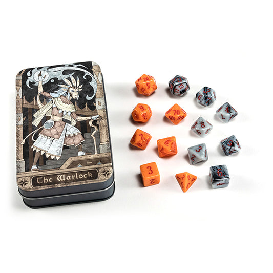 Dice: RPG Class Warlock Set Tin (14 Dice)