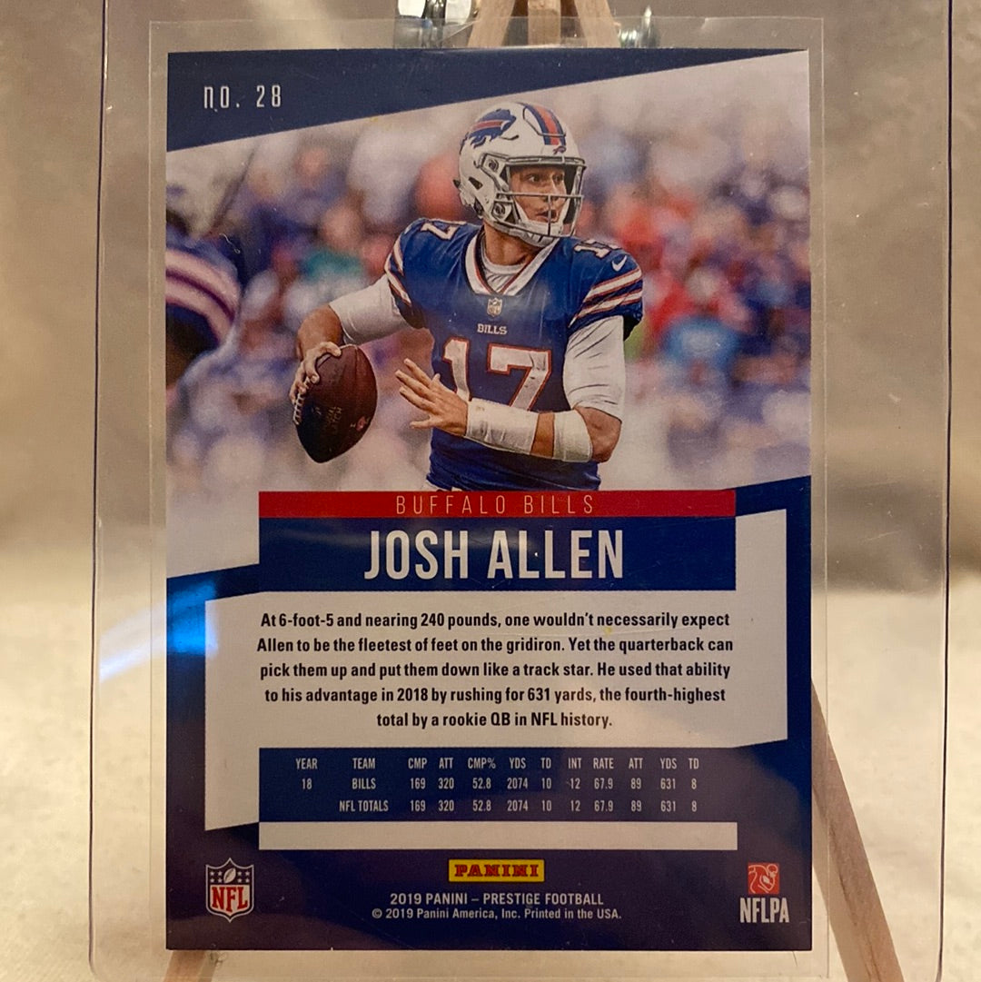 2019 Panini Prestige Josh Allen #28 Trading Card