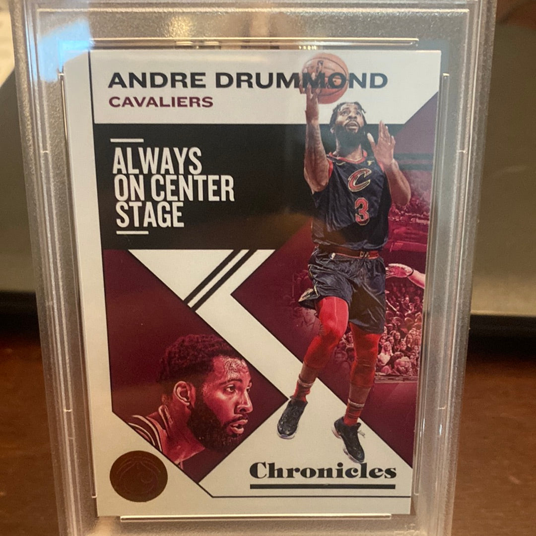 2019-20 Panini Chronicles Andre Drummond PSA 10 Bronze Trading Card