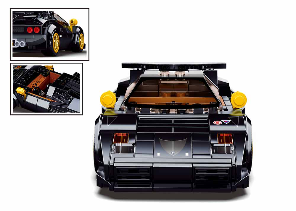 Model Bricks: Sports Car Building Brick Kit (254 pcs)