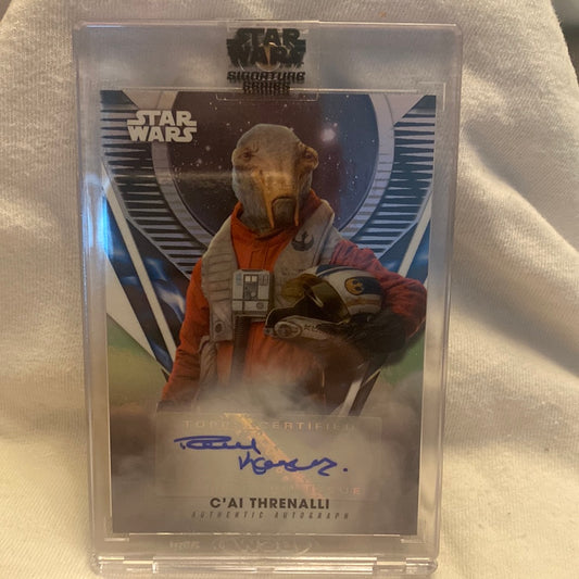 Topps Star Wars Signature Series trading card A-PK