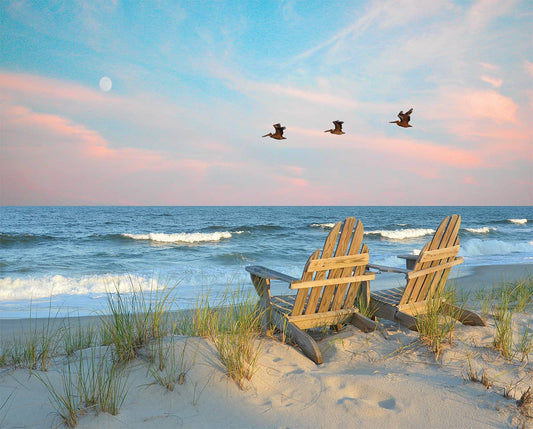 Puzzle: Coastal Moonrise 1000 Piece Puzzle