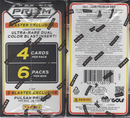 2025 Panini: Prizm LIV Golf Blaster Box