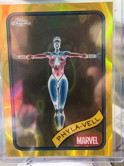 2025 Topps TCG Marvel Chrome Refractors and Inserts and Parallels