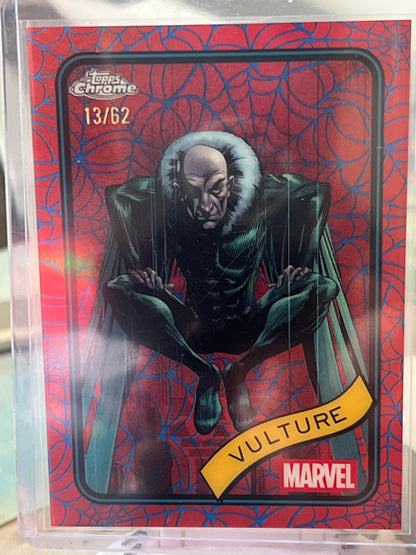 2025 Topps TCG Marvel Chrome Refractors and Inserts and Parallels