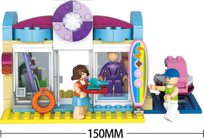 Model Bricks: Girl's Dream Surf Shop Building Brick Kit (192 pcs)