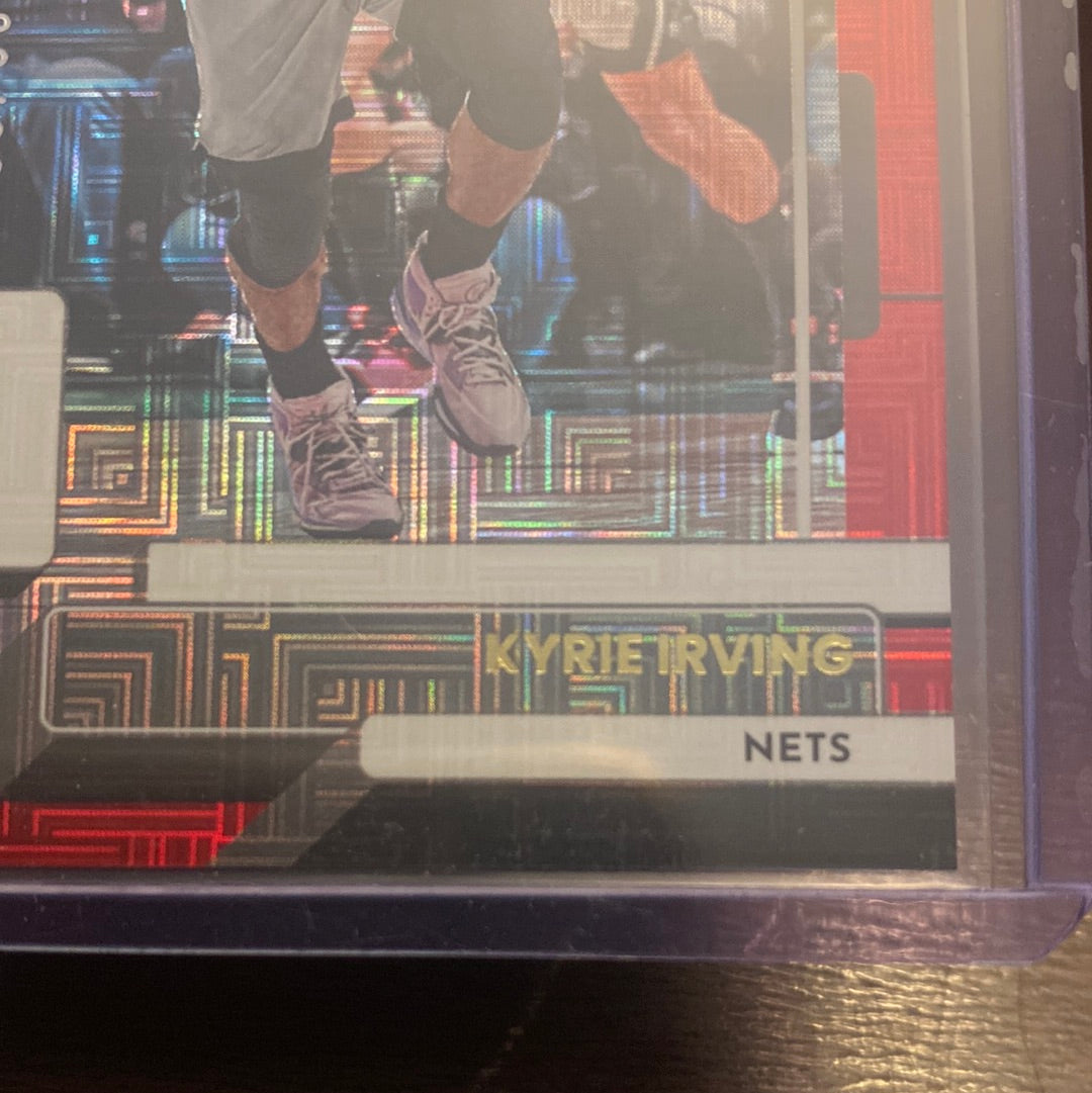 2022-23 Donruss Choice Kyrie Irving Red Mojo Parallel 80/99 Nets/Mavericks Trading Card