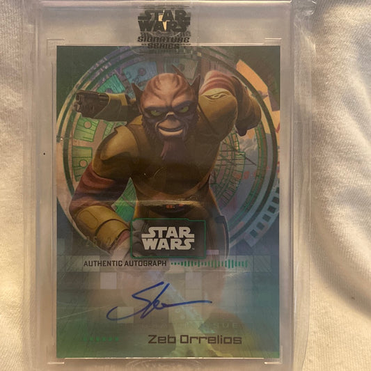 Topps Star Wars Signature Series trading card A-SB /25