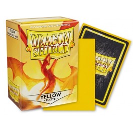 Protect: Dragon Shield Sleeves-100ct Box Matte Yellow