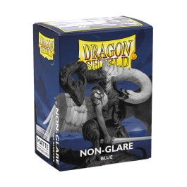 Protect: Dragon Shield Sleeves-100ct Box Matte Non-Glare Blue