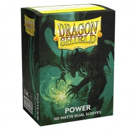 Protect: Dragon Shield Sleeves-100ct Box Dual Matte Power Green