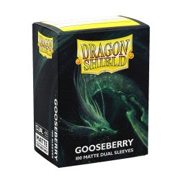 Protect: Dragon Shield Sleeves-100ct Box Dual Matte Gooseberry
