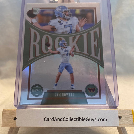 2022 LEGACY SILVER #145 SAM HOWELL ROOKIE WASHINGTON COMMANDERS FOOTBALL CARD Trading Card