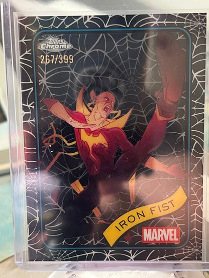 2025 Topps TCG Marvel Chrome Refractors and Inserts and Parallels