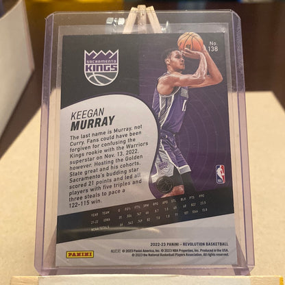 2022-23 Panini Revolution Keegan Murray RC - KINGS Trading Card