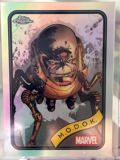 2025 Topps TCG Marvel Chrome Refractors and Inserts and Parallels