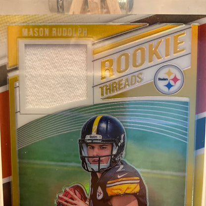 2018 Donruss Optic Rookie Threads Mason Rudolph #RT-MR Rookie RC Trading Card