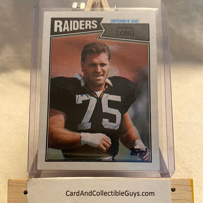 HOWIE LONG 1987 TOPPS #220 LOS ANGELES RAIDERS Trading Card