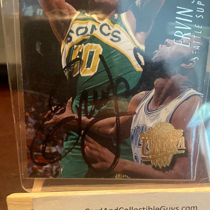 1994-95 Fleer Ultra Ervin Johnson Seattle Supersonics #337 autographed Trading Card