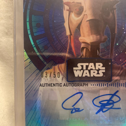 Topps Star Wars Signature Series trading card A-CA