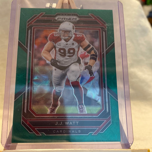 2022 Panini Prizm JJ Watt Green Scope 59/75  #8 ARIZONA CARDINALS SP Trading Card