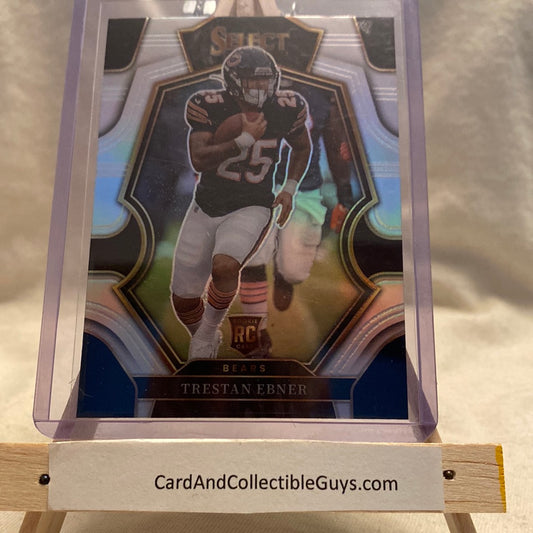 2022 PANINI SELECT TRESTAN EBNER PREMIER LEVEL PRIZM RC CHICAGO BEARS Trading Card