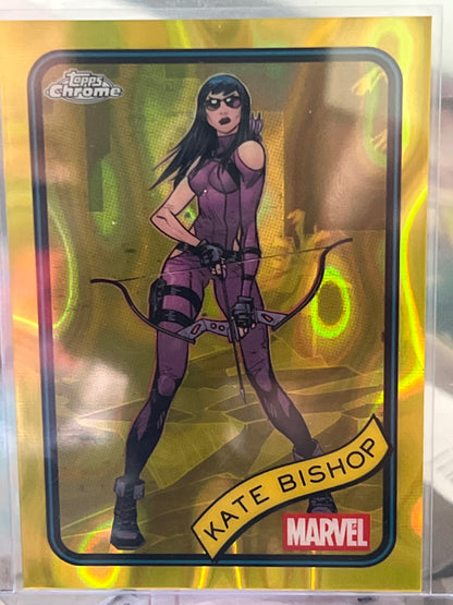 2025 Topps TCG Marvel Chrome Refractors and Inserts and Parallels