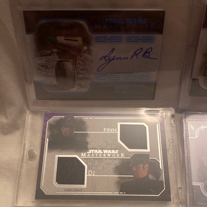 Topps Star Wars Masterwork Trading Card PYC Autos/Parallels/Base