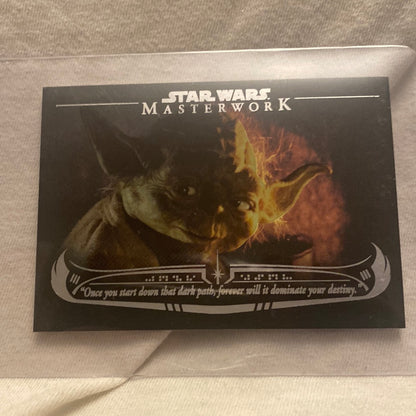 Topps Star Wars Masterwork Trading Card PYC Autos/Parallels/Base