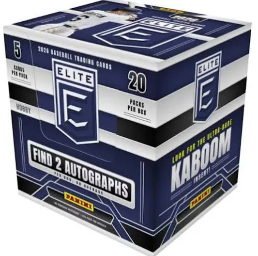 2026 Panini: Baseball Elite Hobby Box