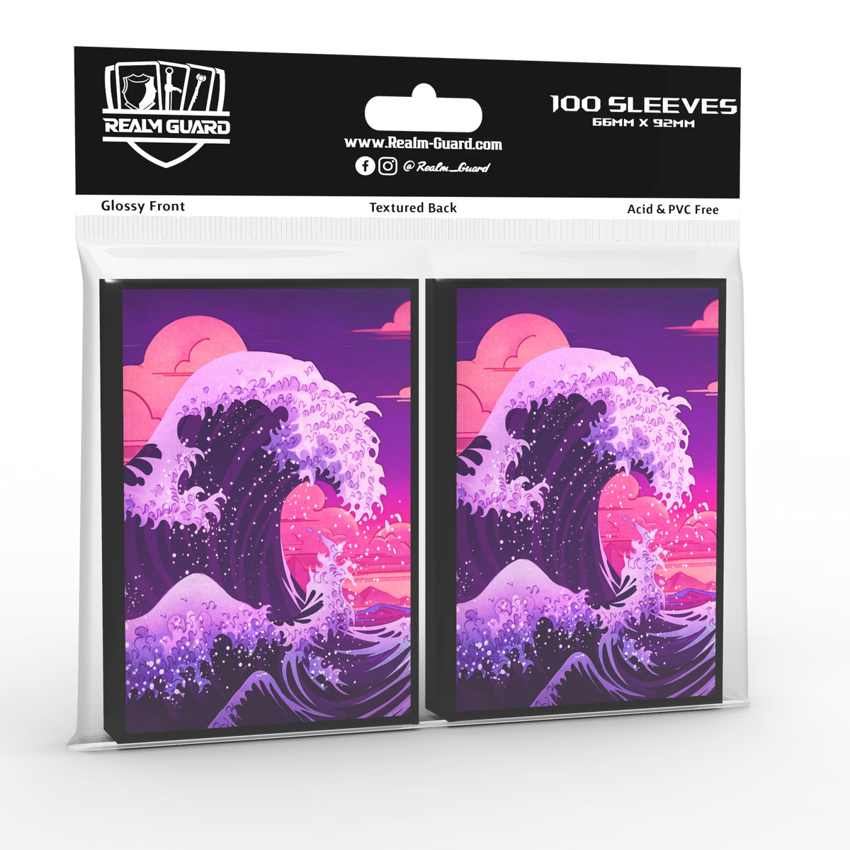 Protect: Realm Guard Great Purple Wave Sleeves 100ct.