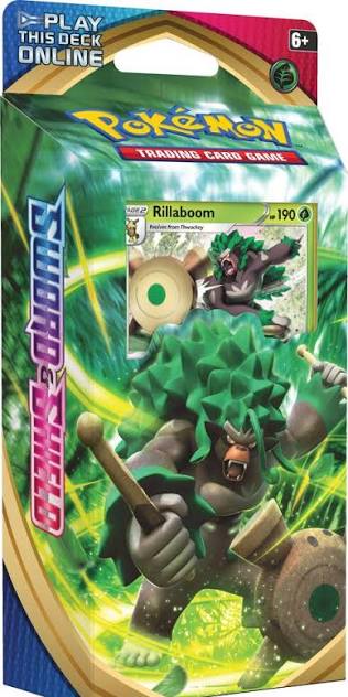 Pokemon TCG: Rillaboom SWSH Theme Deck!!