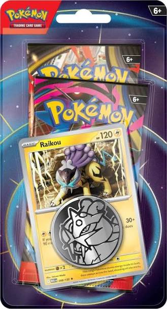 Pokemon TCG: Raikou 2 pack blister