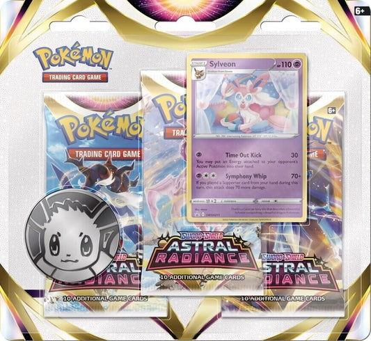 Pokemon TCG: Sylveon Astral Radiance 3 pack Blister!