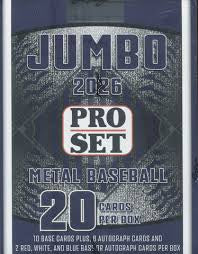 2026 Pro Set Baseball: Metal Baseball Jumbo Box