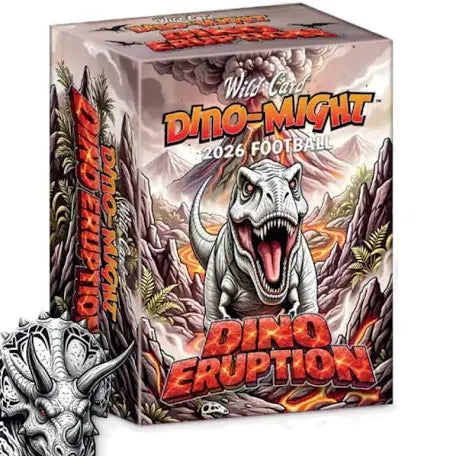 2026 Wild Card: Dino-Might Football Dino Eruption Hobby
