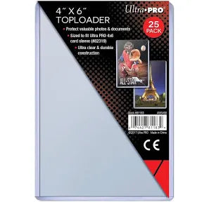 Protect: Ultra Pro 4x6 top loaders 25ct.