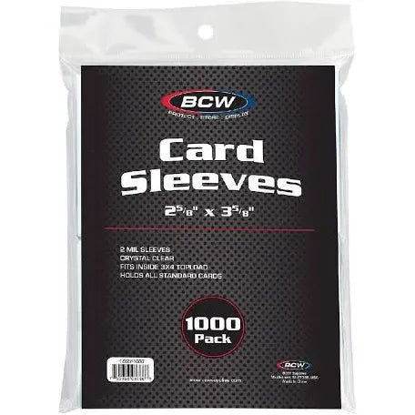 Protect: BCW Standard Card Sleeves - (1000 ct)