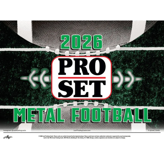 2026 Pro Set: Metal Football Hobby Box