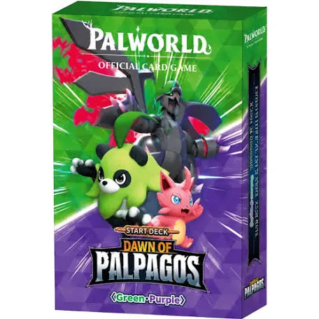 Palworld TCG: Green/Purple Dawn of Palpagos deck limit 1