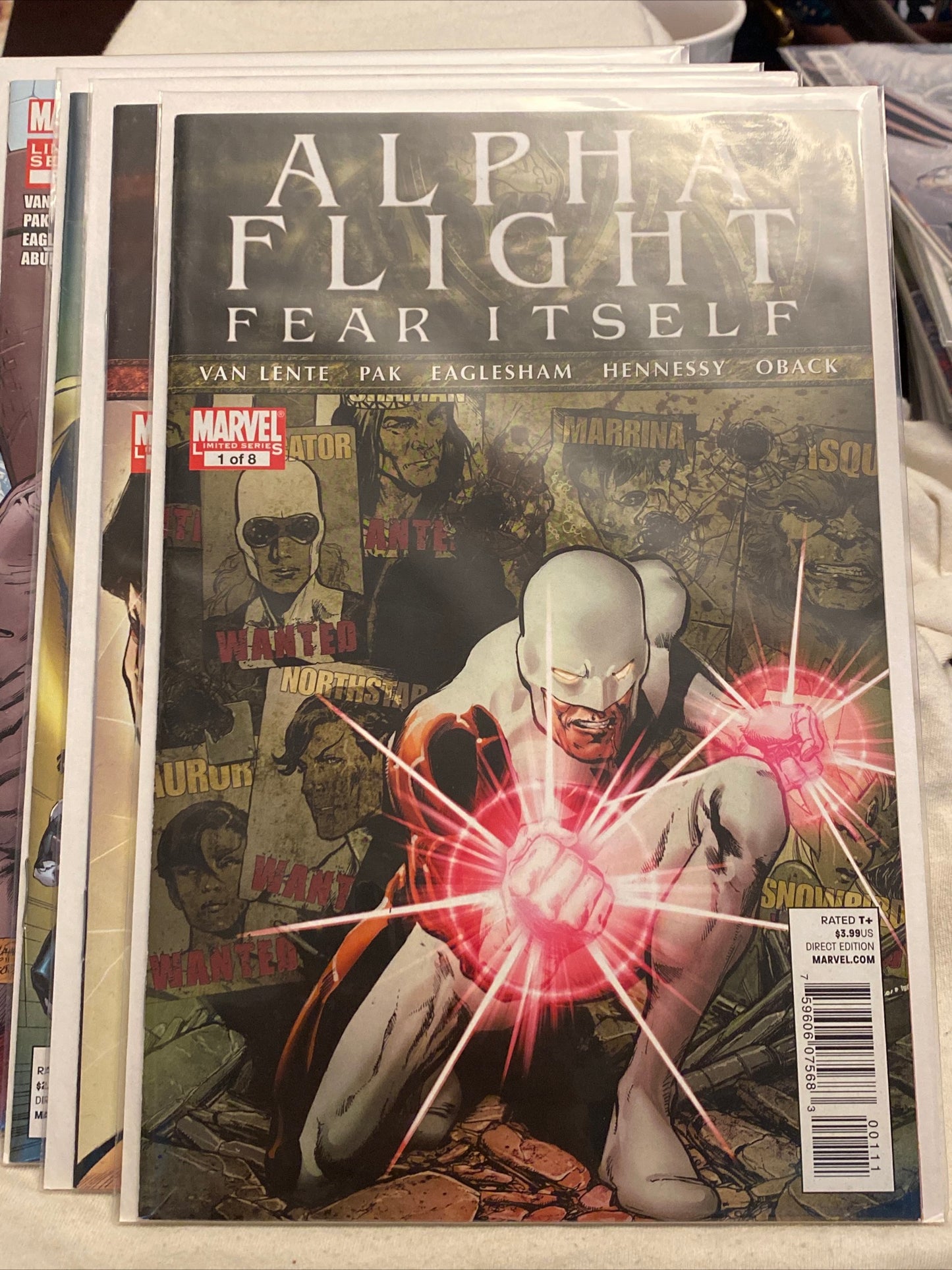 Marvel Comics Alpha Flight: Fear Itself complete comic book set