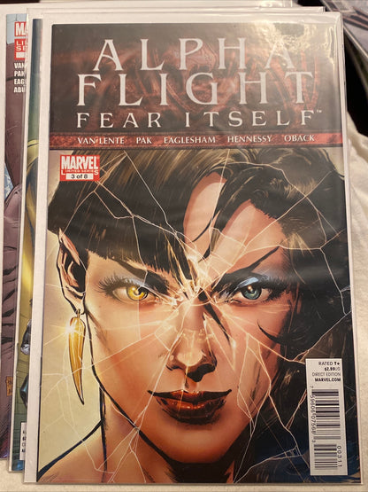 Marvel Comics Alpha Flight: Fear Itself complete comic book set