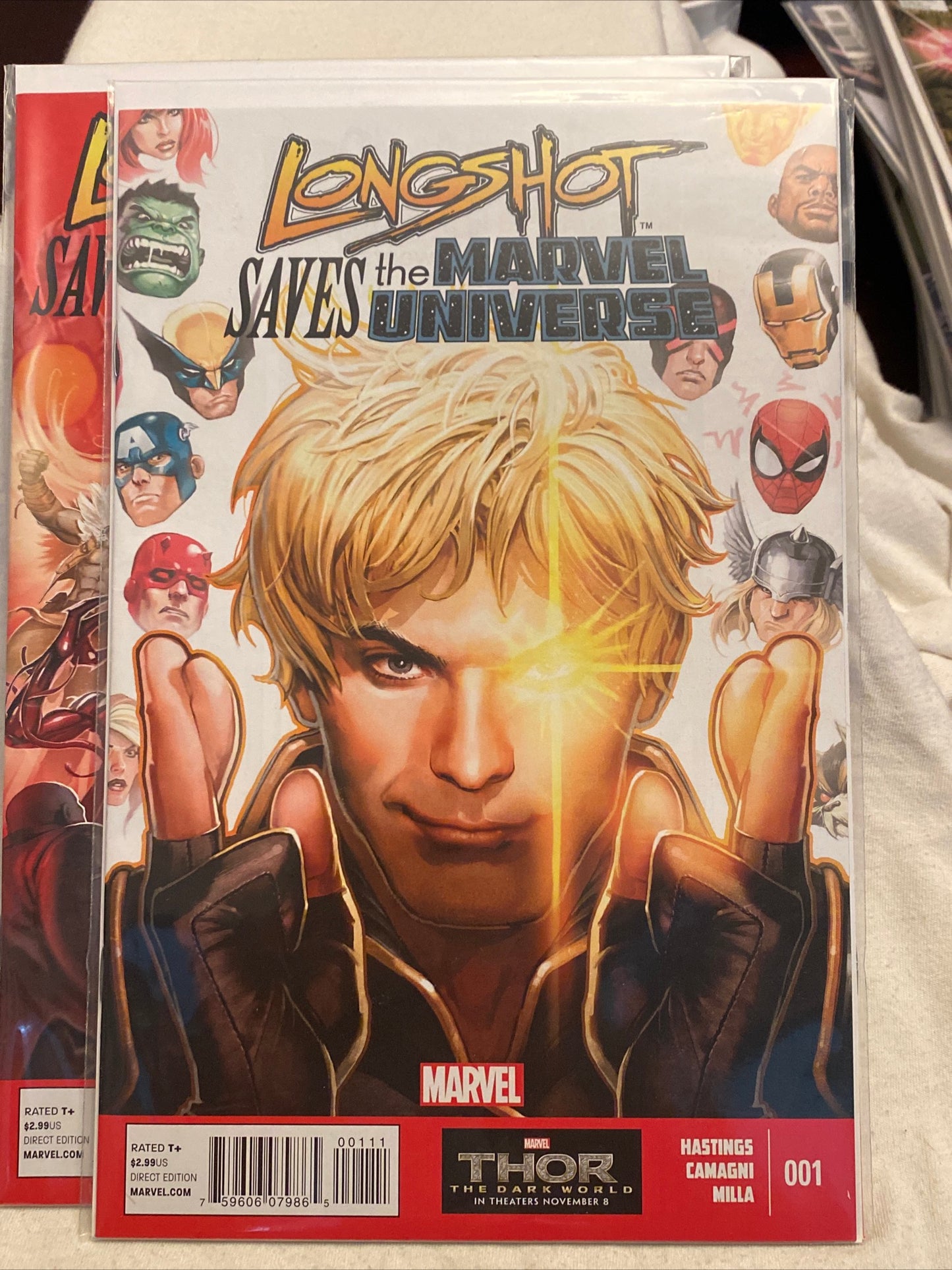 Marvel comics Longshot Saves the Marvel Universe complete comic book series