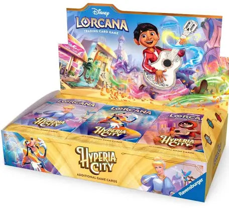 Lorcana TCG: Hyperia City Booster Display Case!