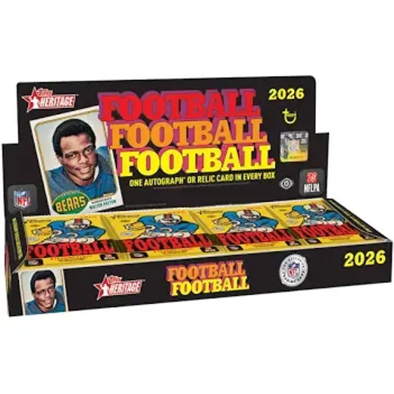 2026 Topps: Heritage Football Hobby Box