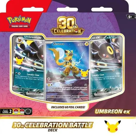 Pokémon TCG: 30th Celebration Umbreon EX Battle Deck