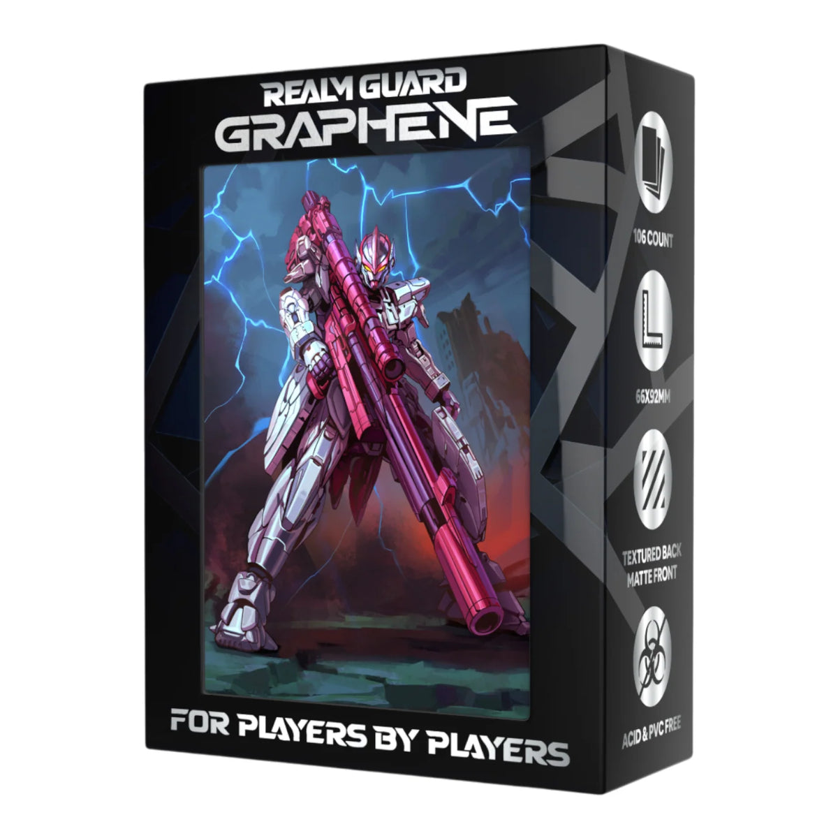 Protect: Realm Guard Mech Warriors Graphene Sleeves 100ct