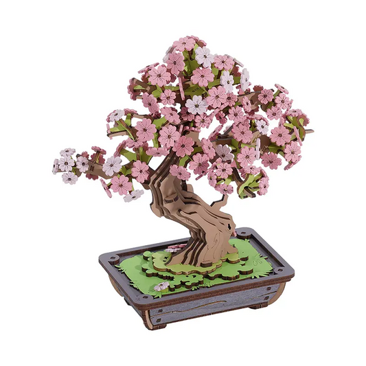 Sakura Bonsai 3D Puzzle Creation