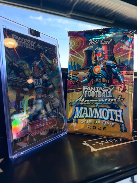 1 Unique Mammoth Sized Card (Autos are possible)
